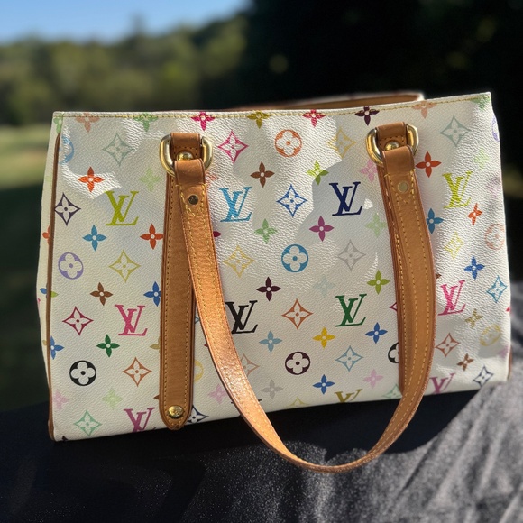 Louis Vuitton Multicolor Monogram Tote – Designed by Takashi Murakami with COA - Picture 7 of 7